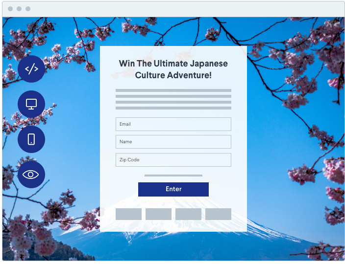 Build Sweepstakes, Quickly